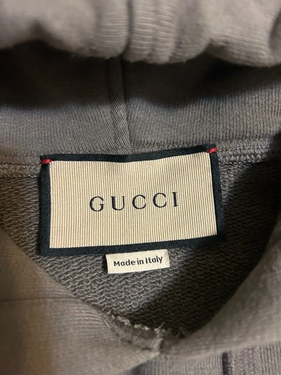 Gucci Logo Tape Hoodie - Picture 2 of 7